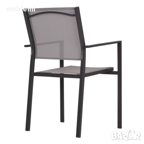 Стол трапезен NEDAN Сив, снимка 5 - Столове - 44277151