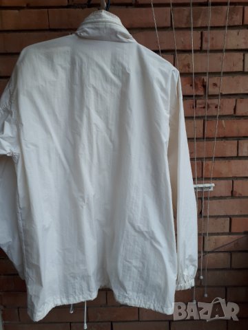 Бяло мъжко шушляково яке La Rose размер Л, снимка 2 - Якета - 39116729