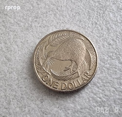 Монета. Нова Зеландия. 1 долар. 2002 г. Киви.