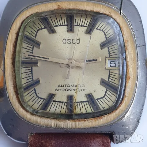 Мъжки часовник OSCO automatic 21 jewels, снимка 2 - Антикварни и старинни предмети - 48878547