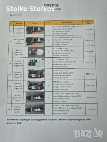 Хидравичен агрегат