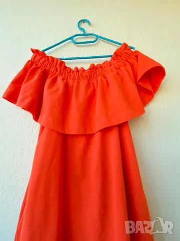 Оранжева рокля H&M , снимка 9 - Рокли - 49427691