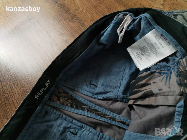 replay - страхотни мъжки панталони 32, снимка 9 - Спортни дрехи, екипи - 50464012