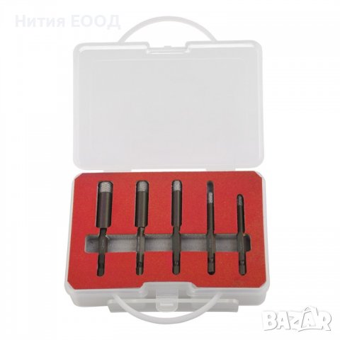 Комплект диамантени боркорони за гранитогрес Proline 5бр.