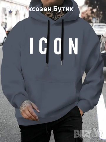 🖤 ICON Hoodie – BM Луксозен Бутик, снимка 4 - Суичъри - 51482988