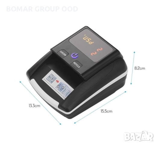ПРОМОЦИЯ! Детектор за фалшиви банкноти STS AL-130 с ЕЦБ сертификация, снимка 2 - Оборудване за магазин - 52648091