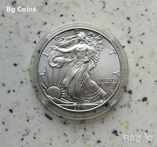 Сребро 1 OZ 2011 Американски орел 