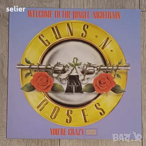 Guns N' Roses ‎– Welcome To The Jungle · Nightrain Maxi Single 12 Немско издание 1987г Състояние на , снимка 1