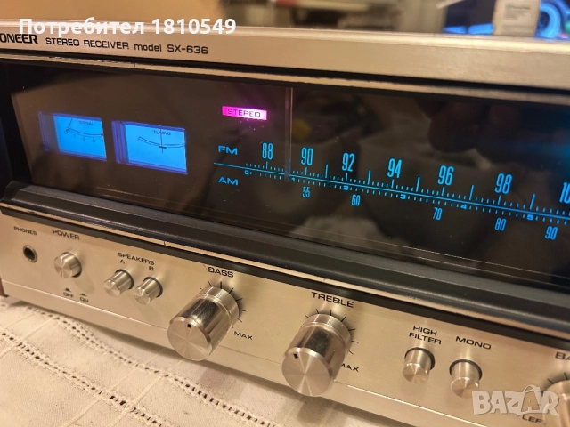 Pioneer SX-636, снимка 2 - Ресийвъри, усилватели, смесителни пултове - 51464156