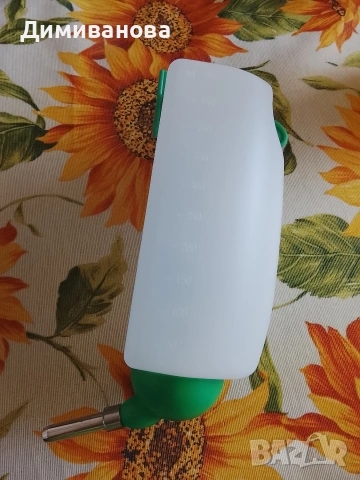 Нов бибер, поилка 500 мл за гризачи (зайци, морски свинчета, хамстери)