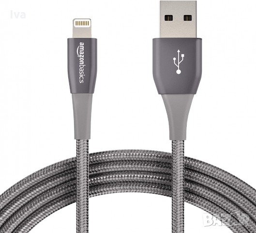 Нов Lightning-USB, MFI сертифициран кабел за айфон, iPhone, iPad 3м.