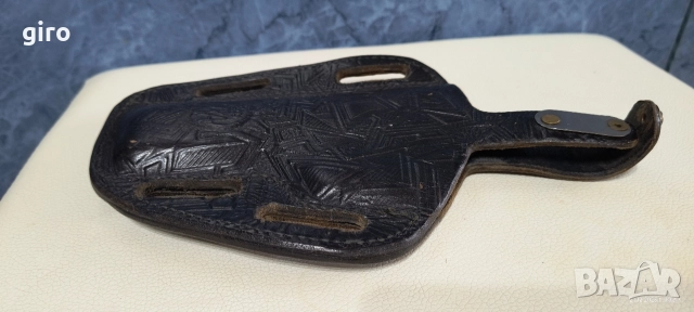 Кобур от естествена кожа за голям размер пистолет , снимка 6 - Оборудване и аксесоари за оръжия - 52885396