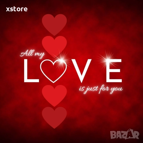 Подаръчна плюшена музикална възглавничка Сърце с бял надпис LOVE, 40см, снимка 8 - Плюшени играчки - 52740424