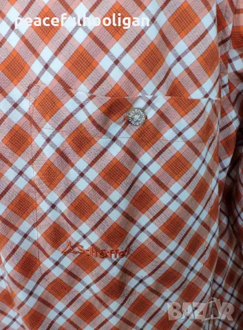 Schoffel - мъжка карирана риза за туризъм  с дълъг ръкав размер XL , снимка 3 - Ризи - 49781441