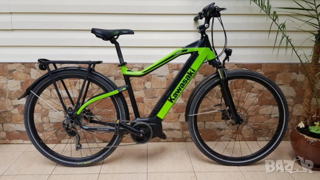 Планински електрически / e-bike / велосипед Kawasaki , снимка 2 - Велосипеди - 50593441