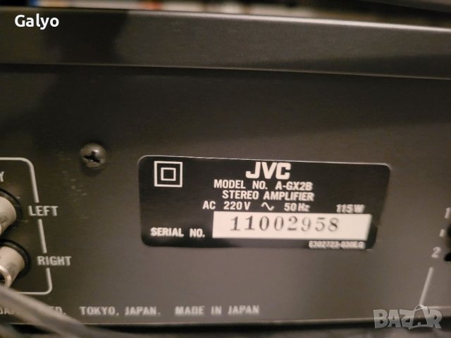 JVC A-GX1A, KD-X2G, усилвател, касеттен дек, снимка 7 - Аудиосистеми - 40987255