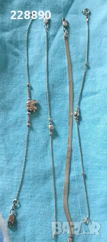 Сребърни гривни , снимка 4 - Гривни - 46006093