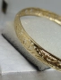 Нова 14К златна твърда гривна, класически модел 13.36 гр , снимка 4