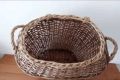 Плетен кош среден , снимка 3