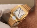 Унисекс часовник Cartier Santos de Cartier Gold с автоматичен механизъм, снимка 3