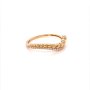Златен дамски пръстен 1,40гр. размер:57 14кр. проба:585 модел:20052-2, снимка 3