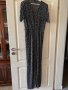 Разкошен нов дълъг елегантен гащиризон точки еластичен плисе рипс , снимка 2