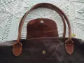 Longchamp Le Pliage  - размер М, дълги дръжки. Кафява, снимка 8