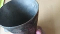 Османска,чаша,бокал,рьчно рисувана,гравюри,бронз, 3 цвята, снимка 9