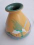 Ваза майолика подписана от автора -1930г, снимка 1