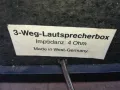 WEST GERMANY X2 4ohm/3way-SPEAKER SYSTEM 3010241650LNWCR, снимка 3