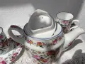 James Sadler Olde Chintz Чайник, чаши и чинийки, снимка 11