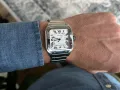 Cartier Santos De Cartier 40mm (35mm) Steel White Dial Automatic Мъжки / Унисекс  Различни Варианти, снимка 11