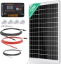 Соларен комплект - панел 120W 12V с 30A контролер, ECO-WORTHY , снимка 1