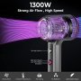 Нов Сешоар с дифузер за коса 1300W 2 скорости Жени Мъже Прическа, снимка 5