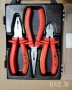 NOVIRro 3 броя КАЧЕСТВЕНИ Комплект изолирани клещи  VDE , 1000V  1 x Клещи комбинирани 180 mm1 x Кле, снимка 2
