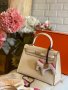 чанта Ермес Кели 25*HERMES KELLY 25 CRAIE EPSOM GOLD HARDWARE , снимка 3