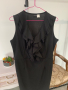 Елегантна черна рокля в размер XL, снимка 11