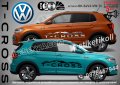 Volkswagen T-CROSS стикери надписи лепенки фолио SK-SJV2-VW-TC, снимка 2