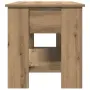 vidaXL Кафе маса, дъб артизан, 101x49x52 см, инженерно дърво, снимка 6