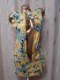 М Рокля с две лица в жълто с цветя и в оранжево &, снимка 10