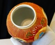Японска порцеланова ваза Satsuma,злато,печат. , снимка 7