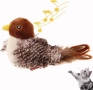 Любимата играчка на котките! Чуруликаща и мърдаща птица + котешка трева (catnip), снимка 8