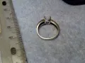 СРЕБЪРЕН ПРЪСТЕН Тип ГОДЕЖЕН СРЕБРО 925 с ЦИРКОНИ и ГНЕЗДО За ВГРАЖДАНЕ на СКЪПОЦЕНЕН КАМЪК 49719, снимка 5