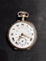 Швейцарски СРЕБЪРЕН джобен часовник 1925г.  - 10 РУБИНА ПРОМОЦИЯ, снимка 2