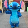 Гигантски надуваем костюм на Стич 1,9м 2,5м Stitch за изненади детски рожденни дни партита, снимка 4