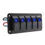 Панел за вграждане с 5 бутона ON-OFF универсални 12-24V за лед светлини - C00500, снимка 1
