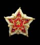 Ръчно изработена брошка Звезда, снимка 2