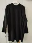 Дамска черна плетена рокля/туника, снимка 1