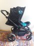 Продавам комбинирана количка BERTONI MODENA Black & Blue Sunny , снимка 1 - Детски колички - 44792160