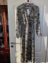  елегантна ежедневна леопардова зебра принт рокля V образно деколте зебра Stradivarius Л L размер, снимка 10